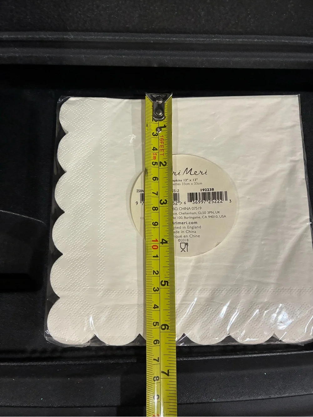Meri Meri Party Napkins With Scalloped Edges White 2 Packs of 20 13